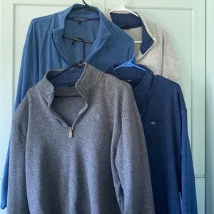 Crown & Ivy 1/4 zip pullovers lot of 4